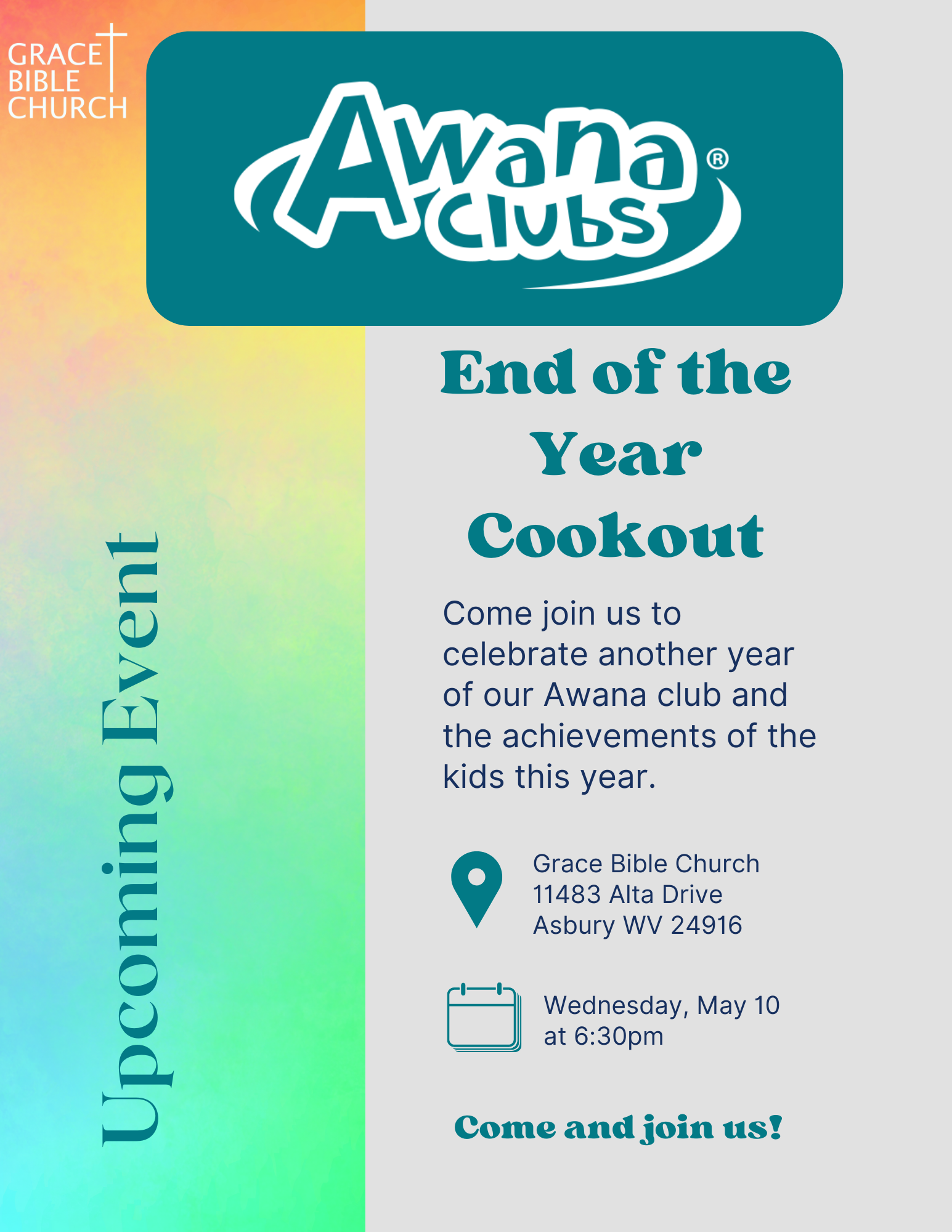 Awana Closing Program – Grace Bible Church